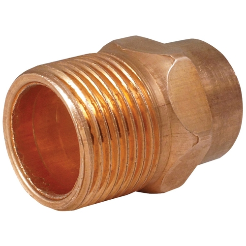 EPC 30378 104 Series Pipe Adapter, 2 in, Sweat x MNPT, Copper