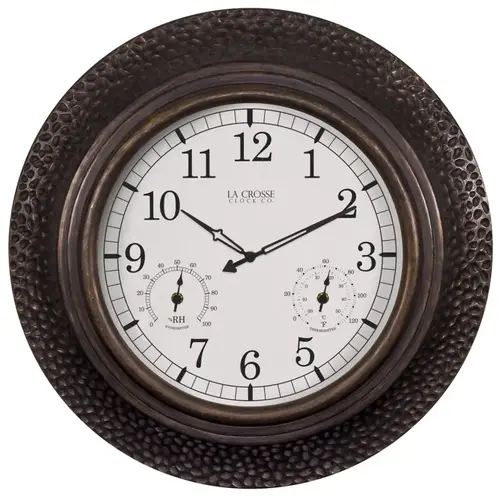 Clock, Round, Polyester Clock Face, Analog