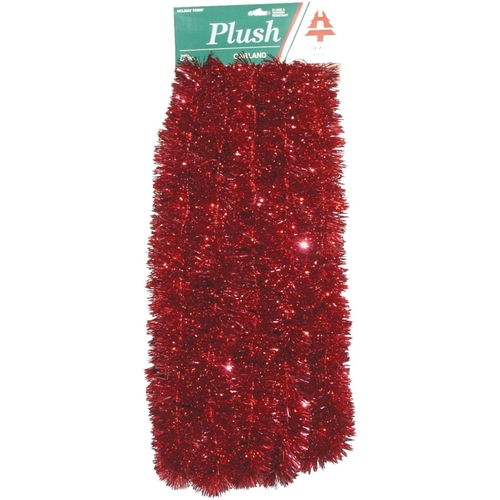 HOLIDAY TRIMS INC. 3433081 Cascade Christmas Garland, 15 ft L, Plush/PVC, Indoor