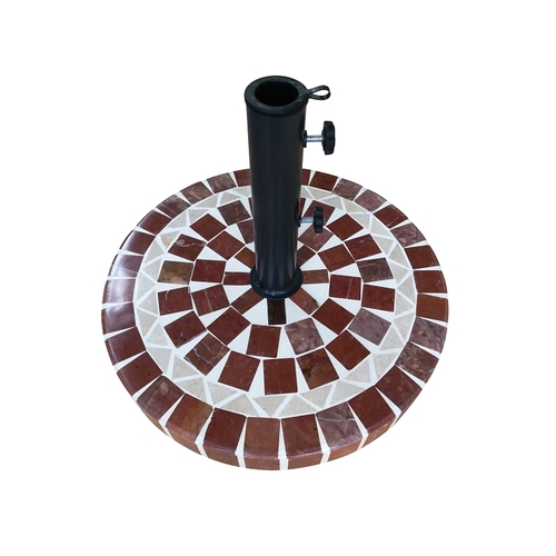 Seasonal Trends 59658 Umbrella Base, 19.7 in Dia, 14.4 in H, Round