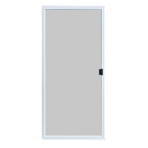 Screen Tight PSD36W Patio Screen Door, 36 in W, Sliding Screen, Aluminum, White