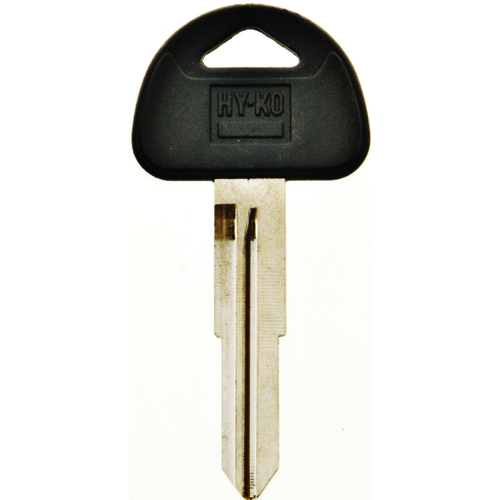 Automotive Key Blank, Brass/Plastic, Nickel, For: Suzuki Vehicle Locks - pack of 5