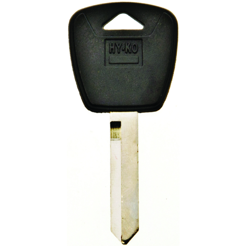 Key Blank, Brass/Plastic, Nickel, For: Ford, Lincoln, Mercury Vehicles