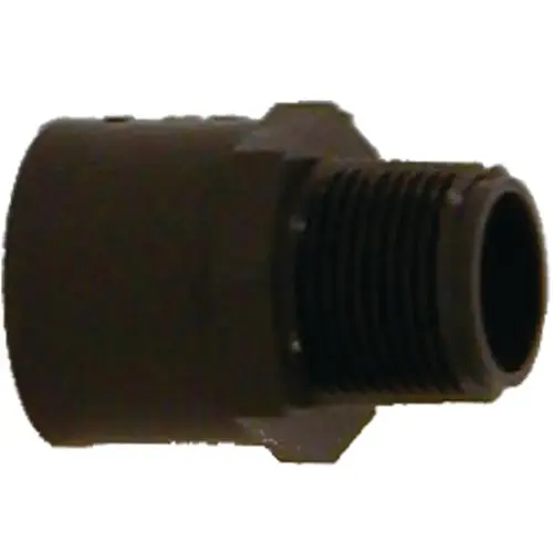 8213178 Pipe Adapter, 1 in, Slip Joint x Male Threaded, PVC, SCH 80 Schedule