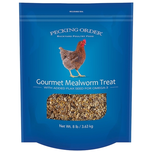 Chicken Mealworm Treat, 8 lb Bag