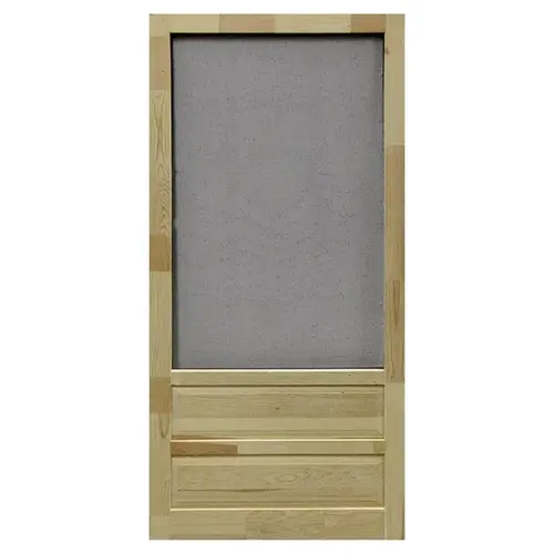 Screen Door, 36 in W, 80 in H, Light Brown