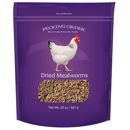 Chicken Mealworm Treat, 20 oz Bag