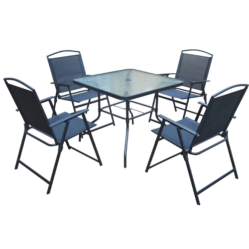 Dining Table Chair Set, 5 Pc