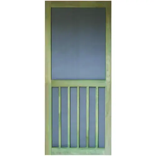 Kimberly Bay DSP536 Kimberly Bay 36 In. W x 80 In. H x 1-1/8 In. Thick Stainable Natural ACQ Treated Solid Pine 5-Bar Screen Door