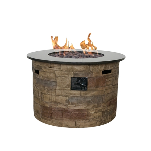 Morgan Hill Fire Table, 36 in W, Round Table