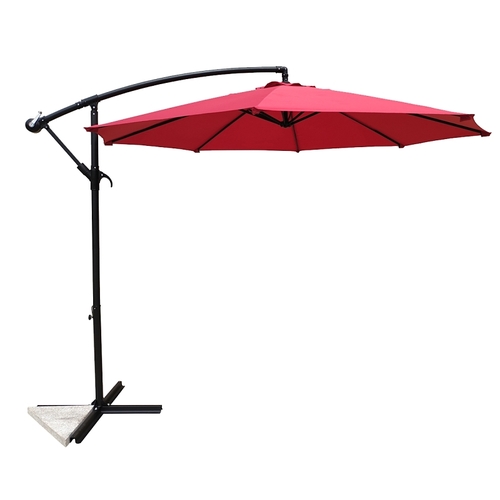 Seasonal Trends UMSC10BKOBD-03 Umbrella and Stand, 98.4 in OAH, 10 ft W ...