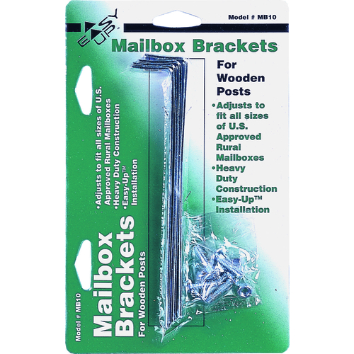 Gibraltar Mailboxes MB1000AM MB100000 Mounting Bracket, Galvanized Steel, 5-3/4 in L x 1 in W Dimensions
