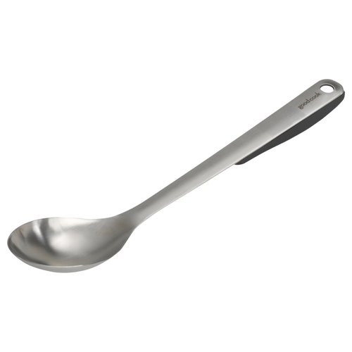 Good Cook 20437 Basting Spoon, 13 in OAL, Stainless Steel