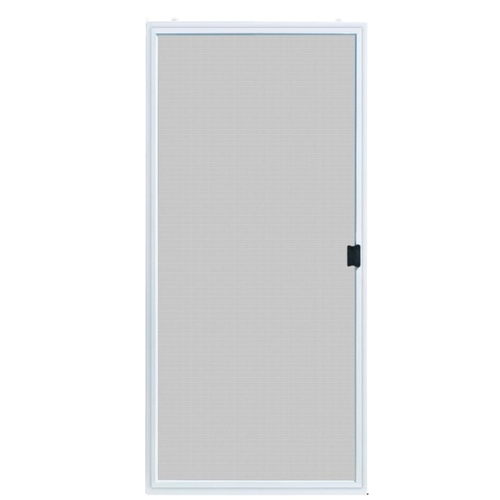 Screen Tight PSD30W Patio Screen Door, 30 in W, Sliding Screen, Aluminum, White
