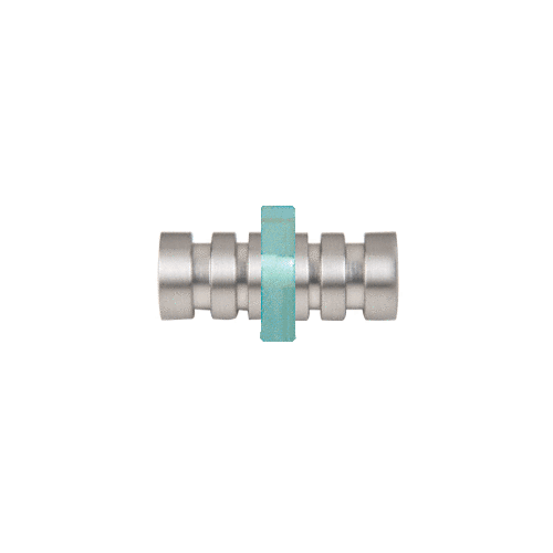 Brushed Nickel Junior Contemporary Style Back-to-Back Shower Door Knobs