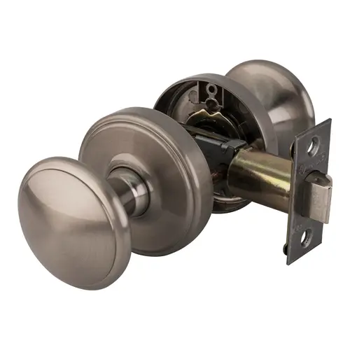 Satin Chrome Ensembles Passage Traditional Cabinet Knob For Kitchen And Bathroom Hardwar - 2 per pack x10 packs