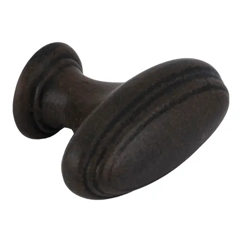 Antique Rust Mulholland Transitional Round Cabinet Knob 1-7/16" Diameter For Kitchen And Cabinet Hardware - pack of 20