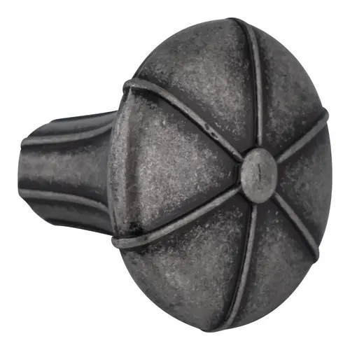 Angouri Novelty Cabinet Knob 1-5/16" Diameter  Aged Pewter - pack of 10