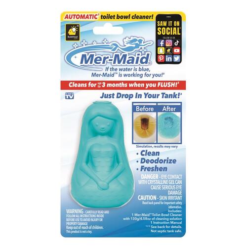 Mer-Made Filter 16424-8 Automatic Toilet Bowl Cleaner No Scent 4.58 oz Solid