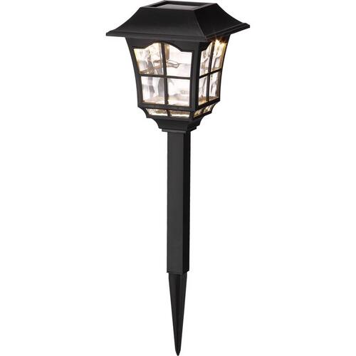 Living Accents GLE70447 Pathway Light Black Solar Powered 0.06 W LED