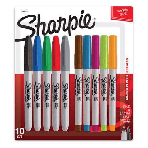 Sharpie 2164637 Permanent Marker Assorted Ultra Fine and Fine Tips