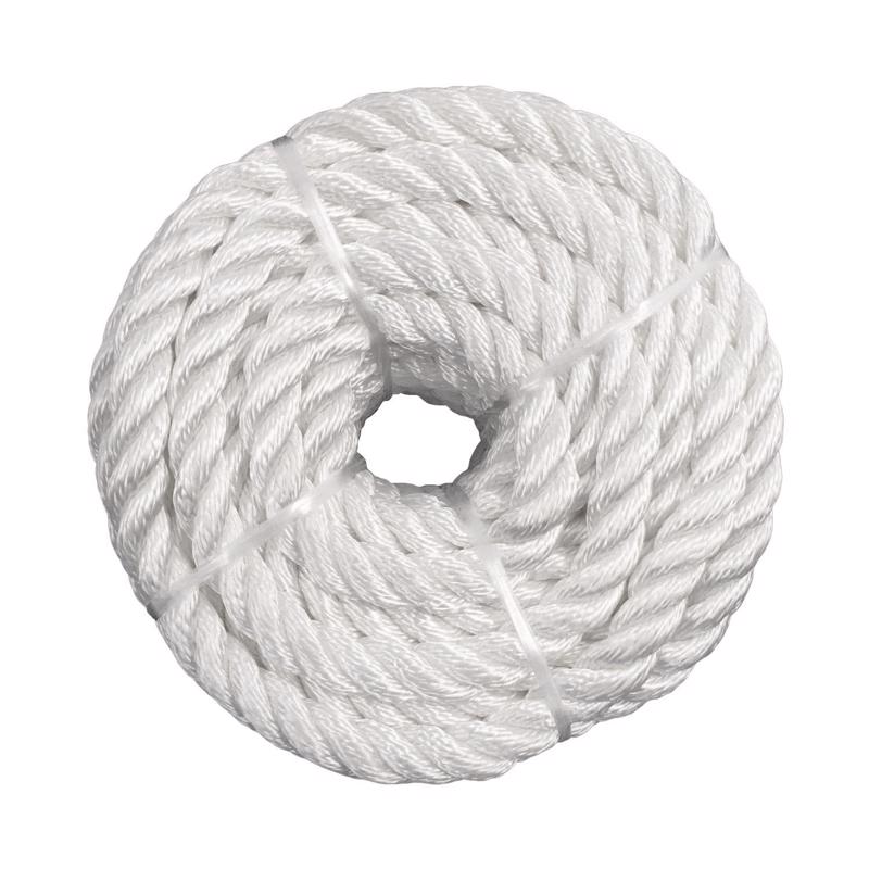 Koch 5210835 Rope 1/4" D X 50 ft. L White Twisted Nylon White