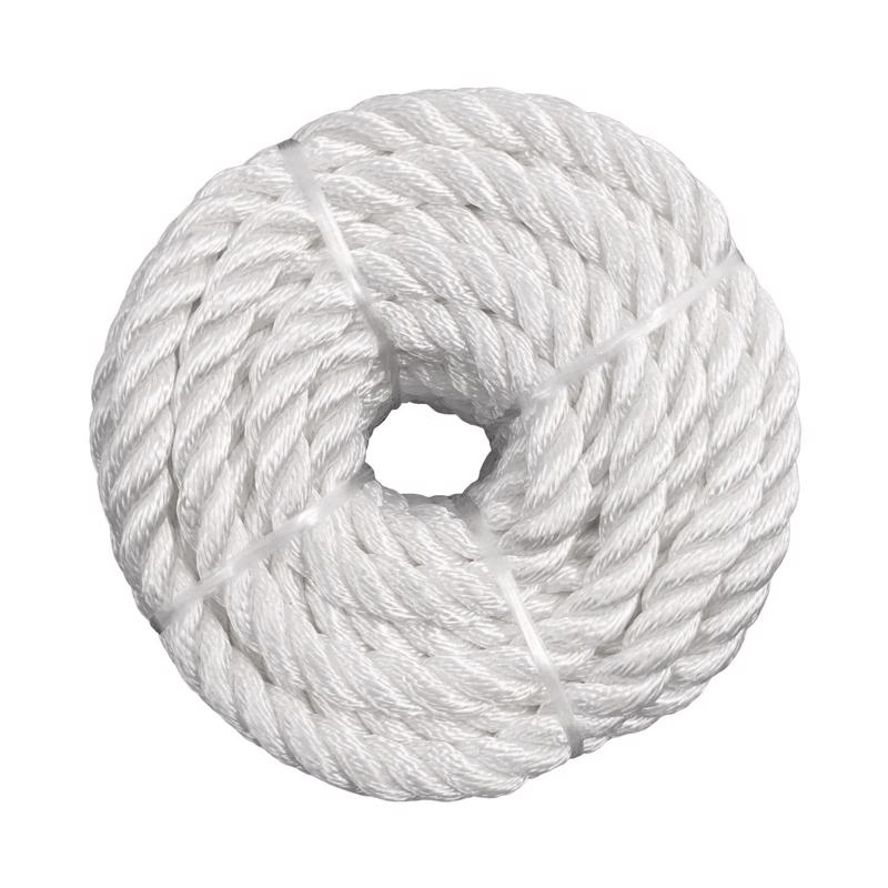 Koch 5210836 Rope 1/4" D X 100 ft. L White Twisted Nylon White