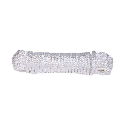 Rope 5/16" D X 50 ft. L White Diamond Braided Nylon White