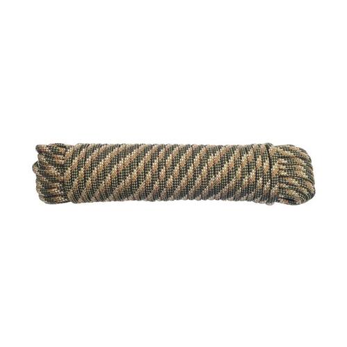 Rope 3/8" D X 100 ft. L Camouflage Diamond Braided Polyblend Camouflage