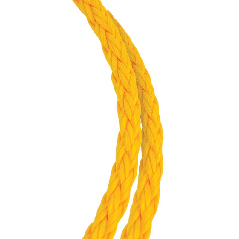 Koch 5060811 Rope 1/4" D X 50 ft. L Yellow Hollow Braided Polypropylene Yellow