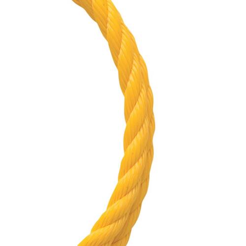 Koch 5000836 Rope 1/4" D X 100 ft. L Yellow Twisted Polypropylene Yellow