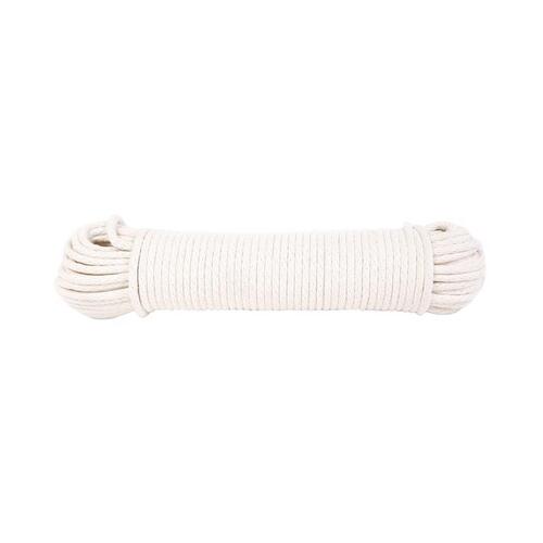 Sash Cord 7/32" D X 100 ft. L Natural Solid Braided Cotton Poly Blend Natural