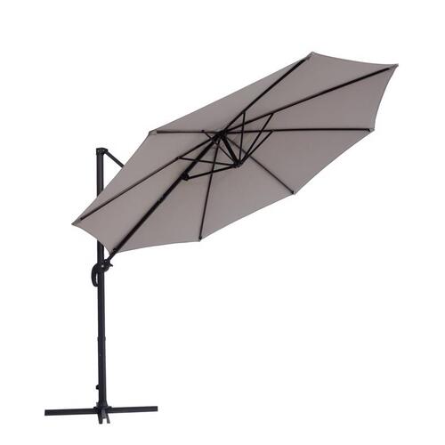 Living Accents H22SU5701 Umbrella Offset 10 ft. Tiltable Beige Patio
