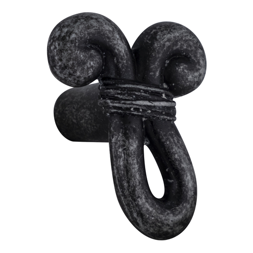 Cyprus Novelty Cabinet Knob 1-3/4" Diameter  Wrought Iron Dark - pack of 20