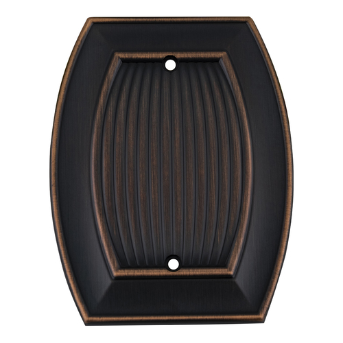 11-3/5" X 6-3/10" Wall Plate  Blank Oil Rubbed Bronze
