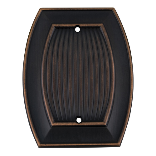 Amerock BP36541ORB 11-3/5" X 6-3/10" Wall Plate  Blank Oil Rubbed Bronze