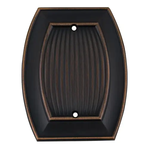 11-3/5" X 6-3/10" Decorative Wall Plate For Home Hardware Oil Rubbed Bronze - pack of 20