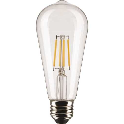 5W ST19 LED Bulb Clear Medium Base 90 CRI 2700K 120V