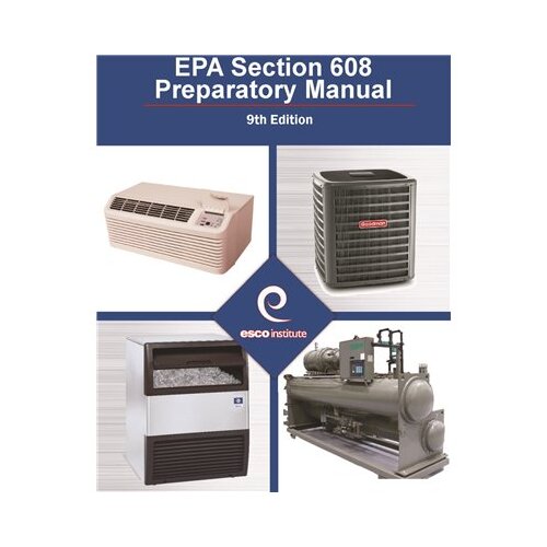 National Brand Alternative 608PM9 HVAC EPA 608 Certification Preparatory Manual English
