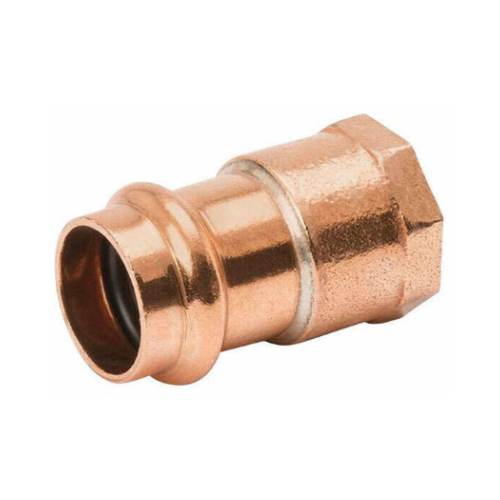 Adapter Press System 1/2" Press T X 1/2" D FIP Copper