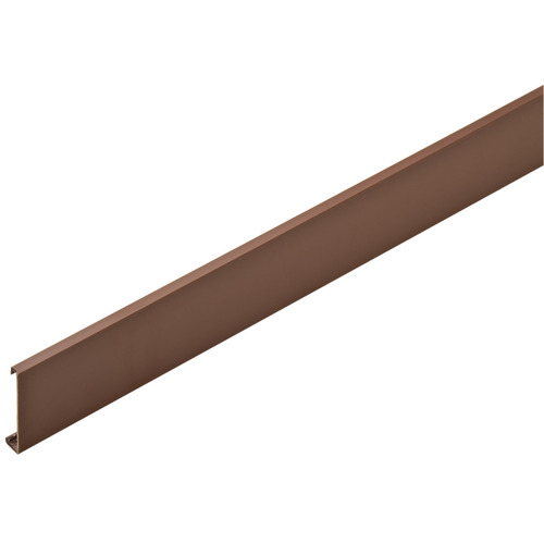 Wall Rail Cover Strip, for Wall Rail, 290.11.901/907 97" Brown, 97" length