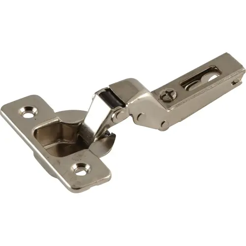 Concealed Hinge, Salice 200 Series, 110 degree Opening Angle, Inset Overlay for screw fixing from interior width 70 mm, Free swinging, screw mounting, Model C2P4P99 nickel plated