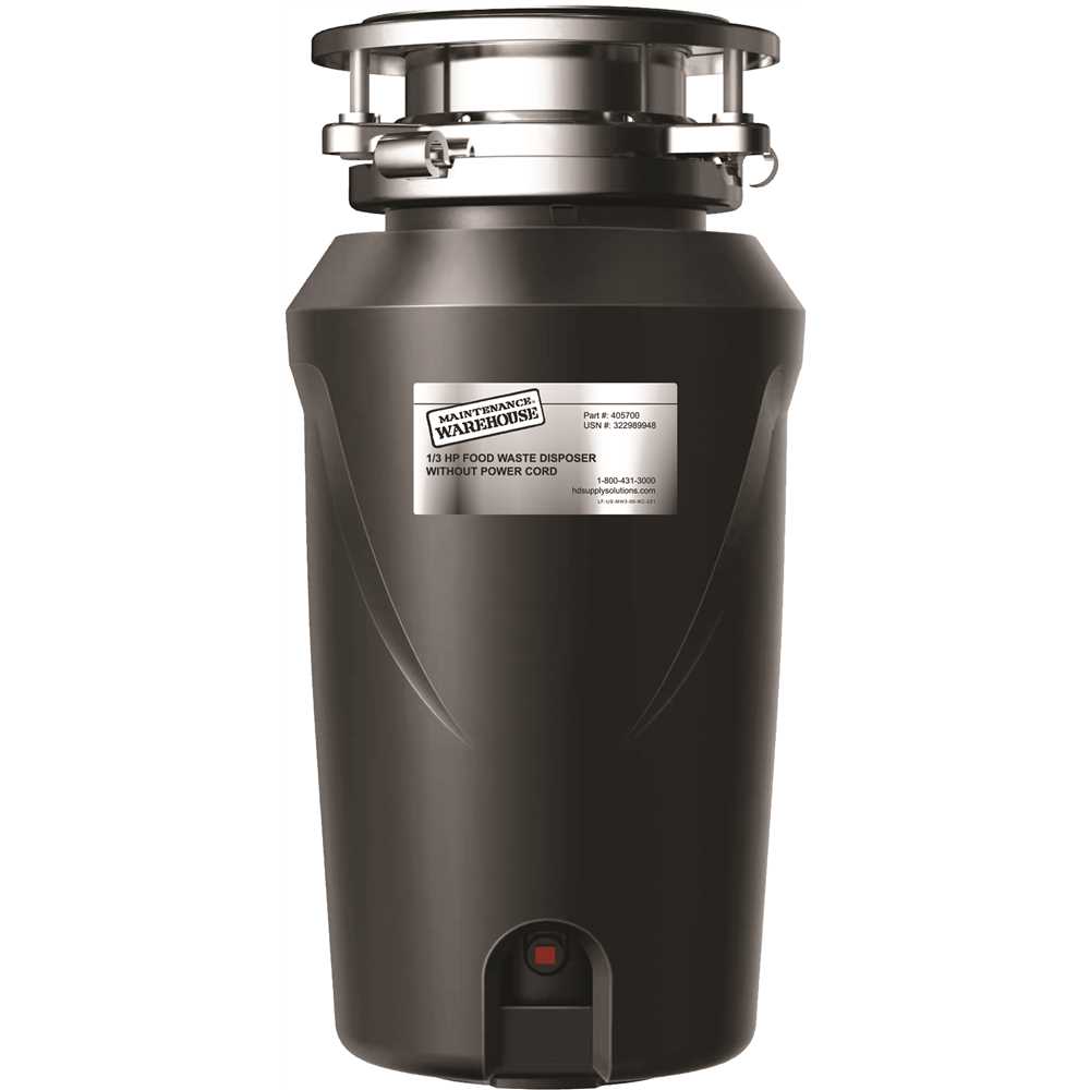 HD Supply-Maintenance Warehouse US-MW3-00-NC 1/3 HP Direct Wire Garbage Disposal