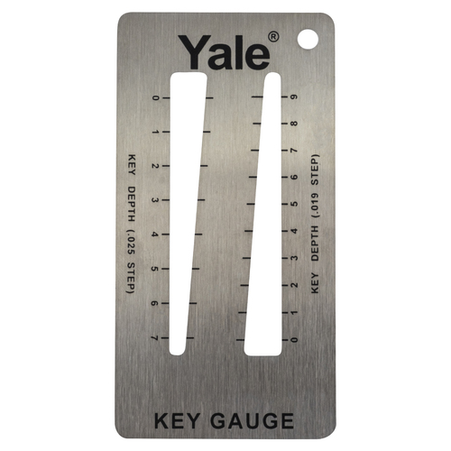 Yale Commercial KG1 Key Depth Gauge (.019 and .025 Step)