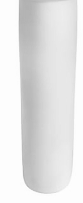 American Standard 731150-400.020 Evolution Series Pedestal Leg, 34-1/2 in L, 22 in W, 18 in H, Vitreous China, White