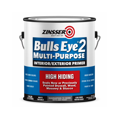 Zinsser 285156 Bulls Eye 2 Series Primer, White, 1 gal