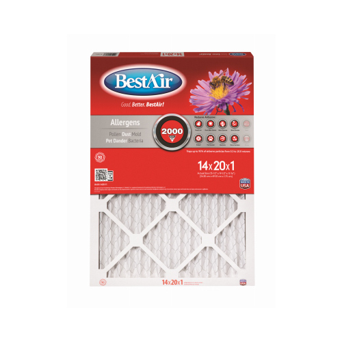 14x20x1 Furnace Filter - pack of 6