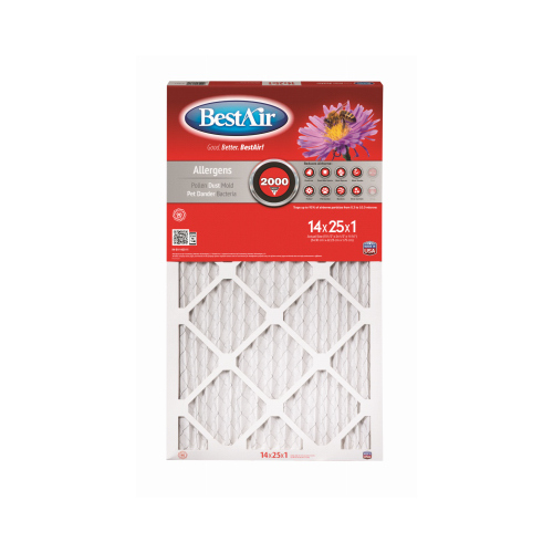 14x25x1 Furnace Filter - pack of 6