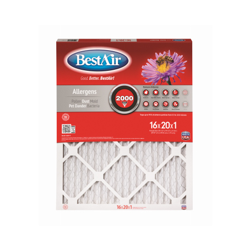 16x20x1 Furnace Filter - pack of 6