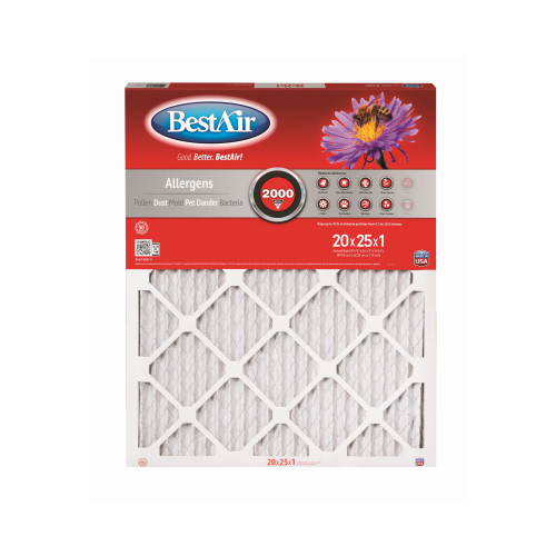 20x25x1 Furnace Filter - pack of 6